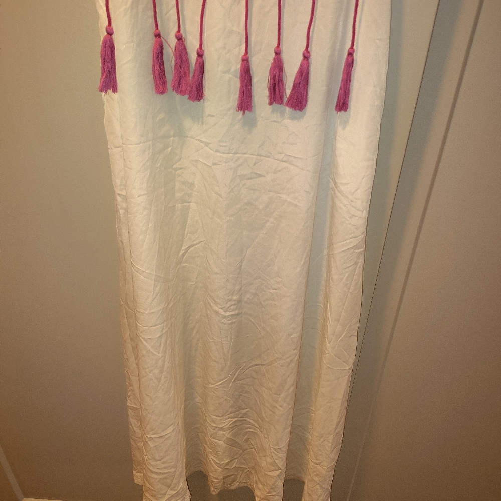 White tassel dress never worn